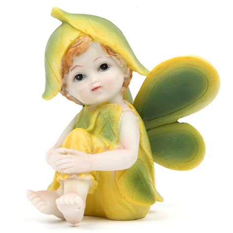 Miniature Fairy Home Resin Crafts For Miniatures Garden Fairies Mini Hand Painted Angel Craft ...