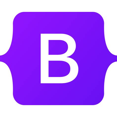 Bootstrap 5 Logo icon PNG and SVG Vector Free Download