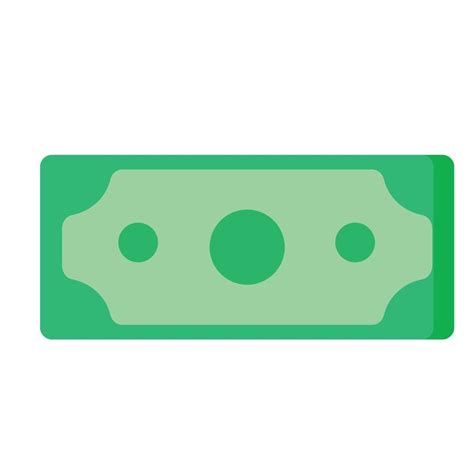 American Dollar Bill Flat Icon. Vector art illustration 22107572 Vector Art at Vecteezy