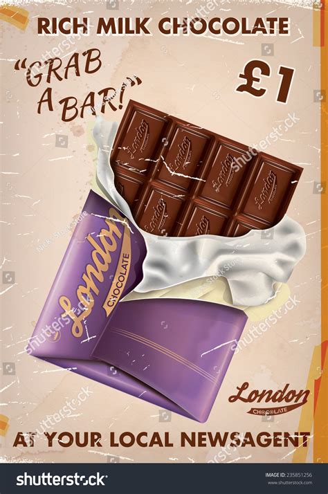 47 Vintage Chocolate Bar Advert Images, Stock Photos, 3D objects, & Vectors | Shutterstock