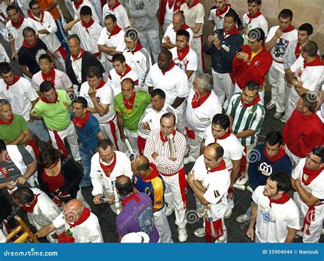 Running of the Bulls in Pamplona Editorial Stock Image - Image of spain ...