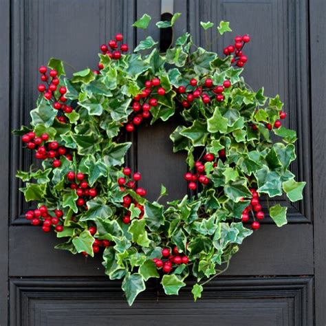 The Holiday Aisle® English Ivy and Christmas Berry Wreath