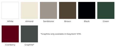 Larson Storm Door Color Chart