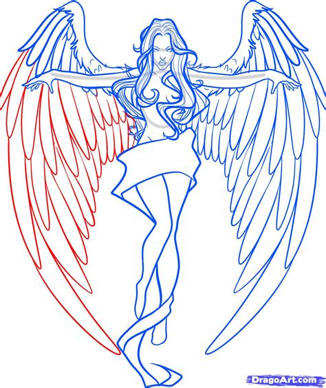 Wefalling: Easy To Draw Angel Wings Halo