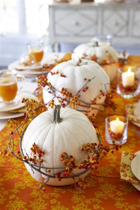 Thanksgiving Pumpkin Centerpieces! - B. Lovely Events