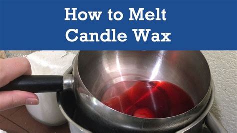 DIY - Melt Wax for Candles - YouTube | Making candles diy, Candle wax ...