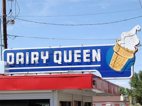 Old-School Dairy Queen Sign in Albuquerque, New Mexico