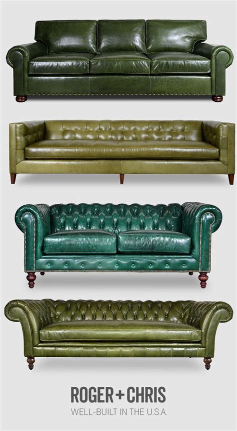 20+ Emerald Green Leather Sofa – The Urban Decor