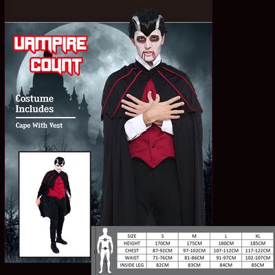 Adults Count Dracula Costume - Online Costume Shop - Australia