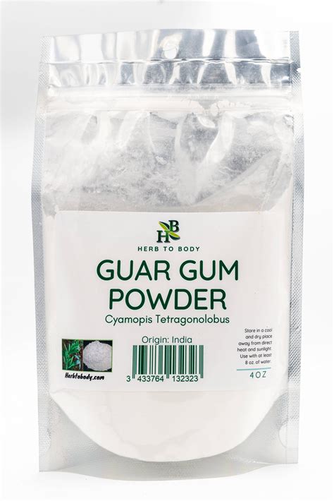 Guar Gum Powder - Herb To Body