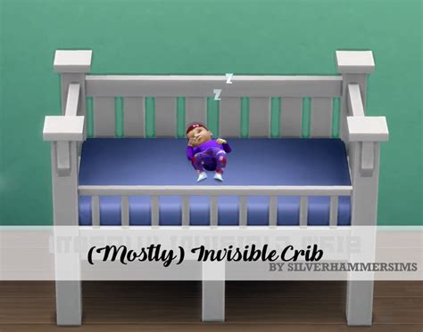 (Mostly) Invisible Crib | Sims, Sims 4, Sims 4 bedroom