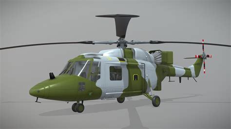 Westland Lynx AH-7 Helicopter - 3D model by Kanedog (@Kane33) [caeff24 ...