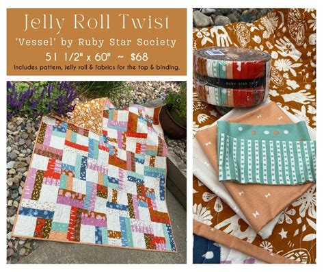 Jelly Roll Twist Quilt Kit 51.5 x 60 - 852203990