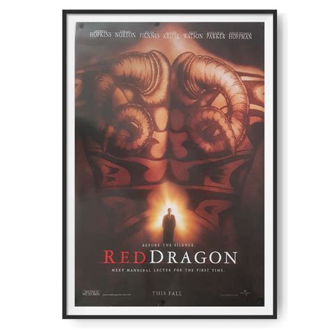 Red Dragon (2002) US One Sheet Poster - Cinema Poster Gallery