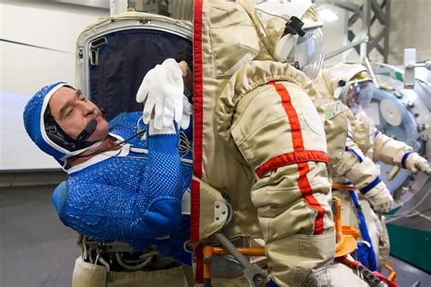 Spacesuits look different to what you might think when you crack them ...