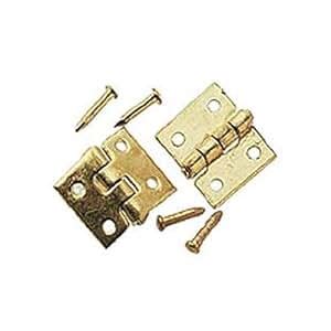 Amazon.com: Dollhouse Miniature Door Hinge by Houseworks 6 hinges, 24 nails.: Toys & Games