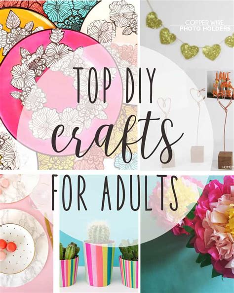 Crafts for Adults {DIY Craft Ideas for Adults}