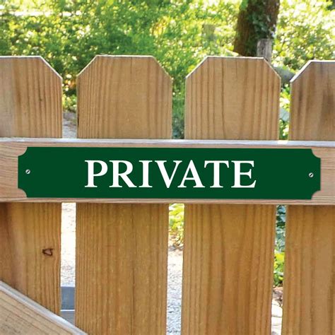 JAF Graphics. Private Gate Sign, No Entry Sign