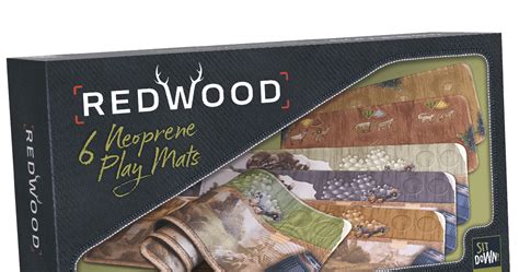 Redwood: 6 Neoprene Mats | Board Game Accessory | BoardGameGeek