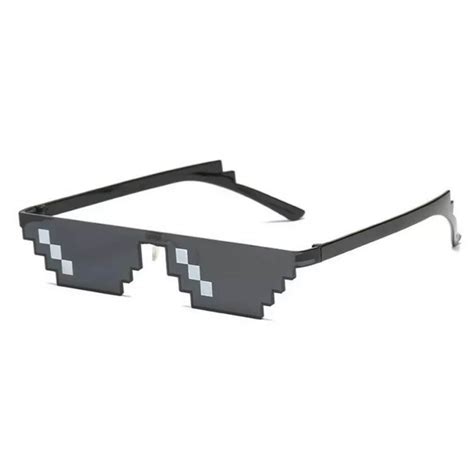 Thug Life Pixel Minecraft Sunglasses Anime Sunglasses Gift - Etsy