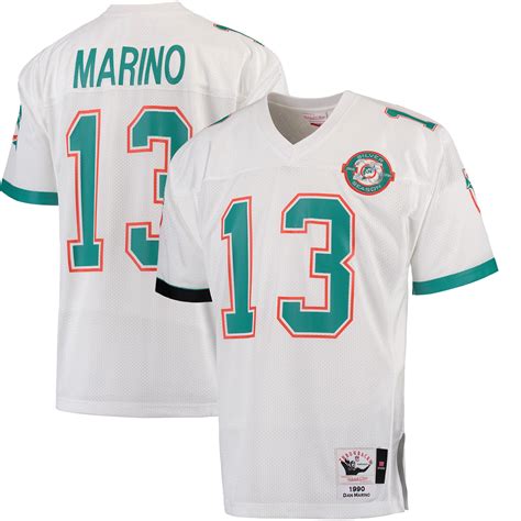 Mitchell & Ness Dan Marino Miami Dolphins White 1990 Authentic Throwback Jersey