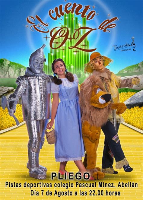 TEATRO MUSICAL. EL MAGO DE OZ – Bienvenidos al Ayuntamiento de Pliego