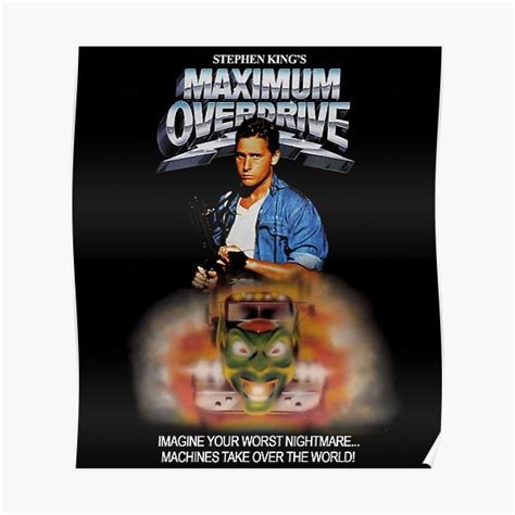 "Maximum Overdrive (1986) VHS Poster" Poster for Sale by ...