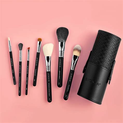 Sigma Essential Travel Brush Set - QVC.com | Travel brushes, It cosmetics brushes, Brush set