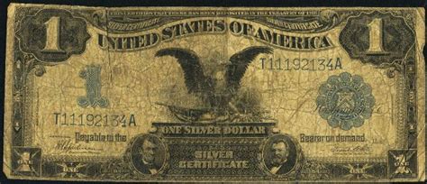 Antique Money – Value of 1899 $1 Silver Certificate Black Eagle Bill