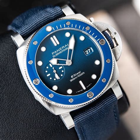 Panerai Subersible QuarantaQuattro UNWORN Esteel Blu Profondo Blue Dial