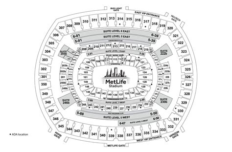 MetLife Stadium Seating Chart 2023: Ultimate Guide to find Your Perfect Seat for the Big Game ...