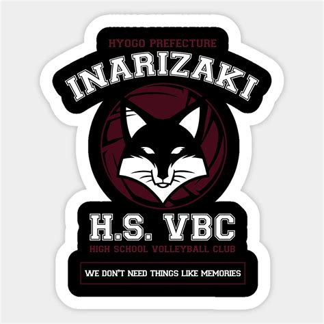 Inarizaki Team Haikyuu -- Choose from our vast selection of stickers to match with your favorite ...