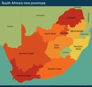 Infographic: The land area of South Africa's nine provinces - South ...