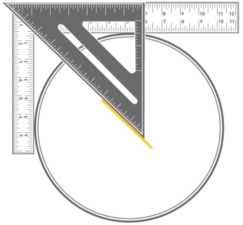 How to Find the Center of A Circle With Only A Ruler or Square | Woodworking tips, Diy ...