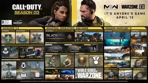 COD MW2 Season 3 Roadmap Details Listed - Prima Games