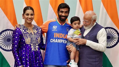 T20 World Cup 2024: PM Modi's adorable moment with Jasprit Bumrah's son goes viral - India Today