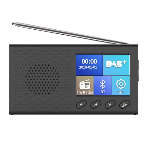 2.4 inch color lcd dab radio rechargeable pocket digital fm dab mp3 player digital tuner ...