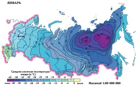 Russia temperature January map | Infographic map, Map, Africa map