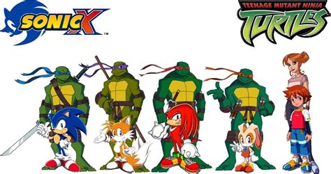 Sonic X/Teenage Mutant Ninja Turtles Crossover by KendlBoettcher on DeviantArt | Teenage mutant ...