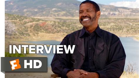 The Magnificent Seven Interview - Denzel Washington (2016) - Western ...