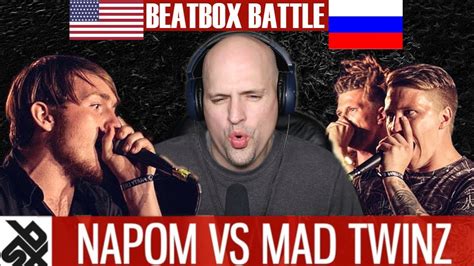 NAPOM vs MAD TWINZ | Reaction | Beatbox - YouTube