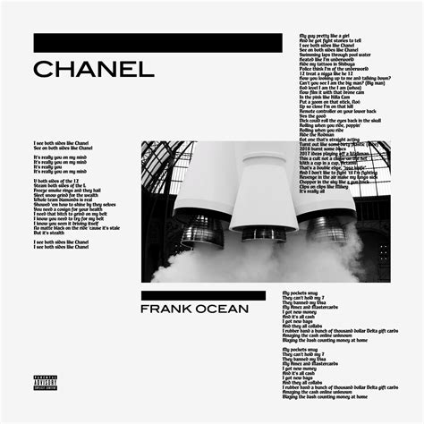 Frank Ocean - Chanel (1500x1500) : r/freshalbumart