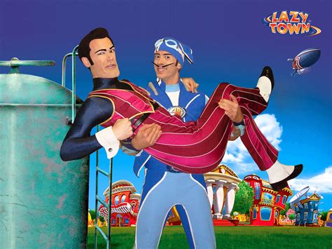 Lazy Town Sportacus Data Src Vertical Lazytown Wallpaper - Fun ...