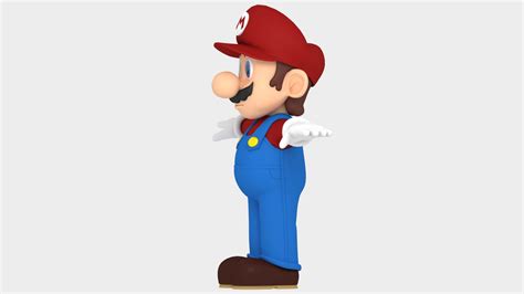 Super Mario character 3D Model $19 - .max .fbx .obj - Free3D