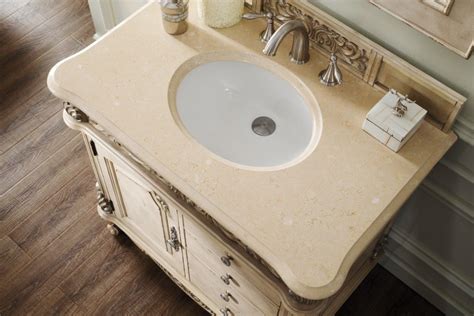 Bathroom Vanity Tops | Stone Countertops - white polished vanities ...