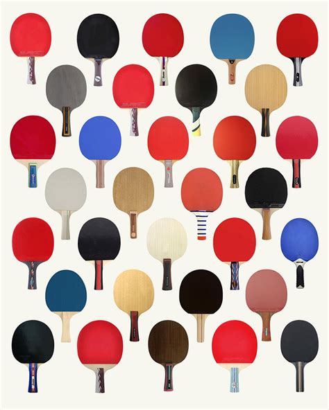 Vintage Ping Pong Paddle Racquet Poster Art Wall Print Table Tennis Sports - Etsy | Ping pong ...