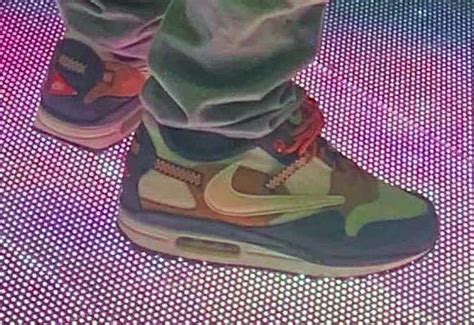 First Look: Travis Scott Spotted in Nike Air Max 1 ‘Cactus Jack’ Colourway