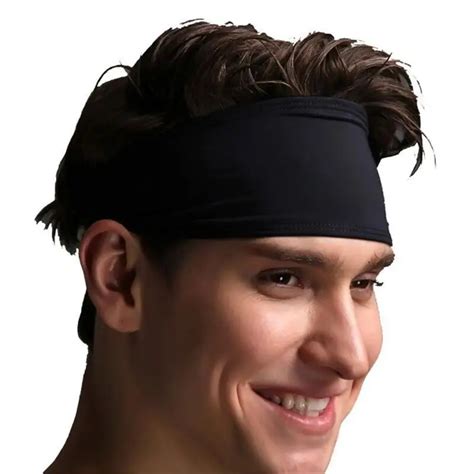 women men Hair Head Band hair bands Sweatband Headband Stretch Mens Wrap Elastic Sports Men Thin ...