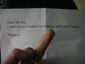 funny resignation letters