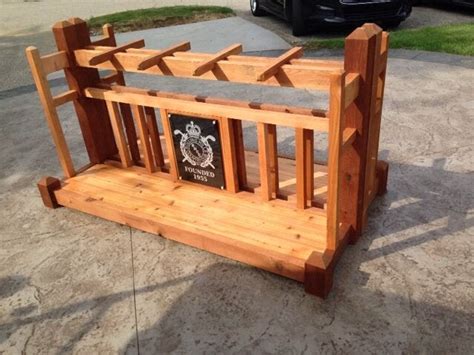 Golf Bag Rack - by CL810 @ LumberJocks.com ~ woodworking community